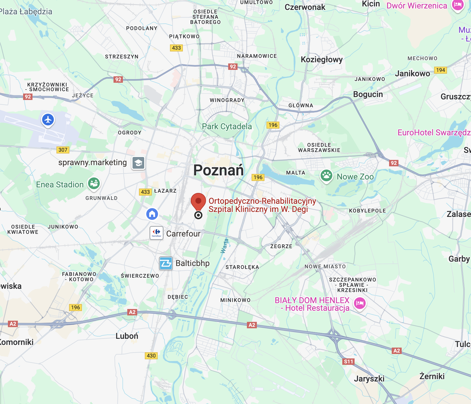 Ortopedyczno-rehabilitacyjny Szpital Kliniczny im. Wiktora Degi UMP w Poznaniu